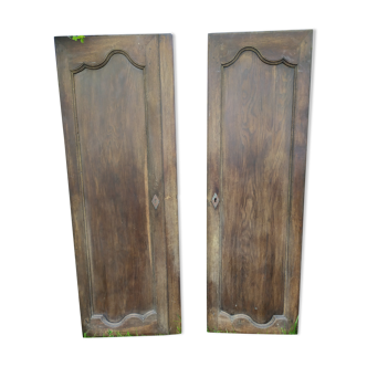 Oak cabinet doors.