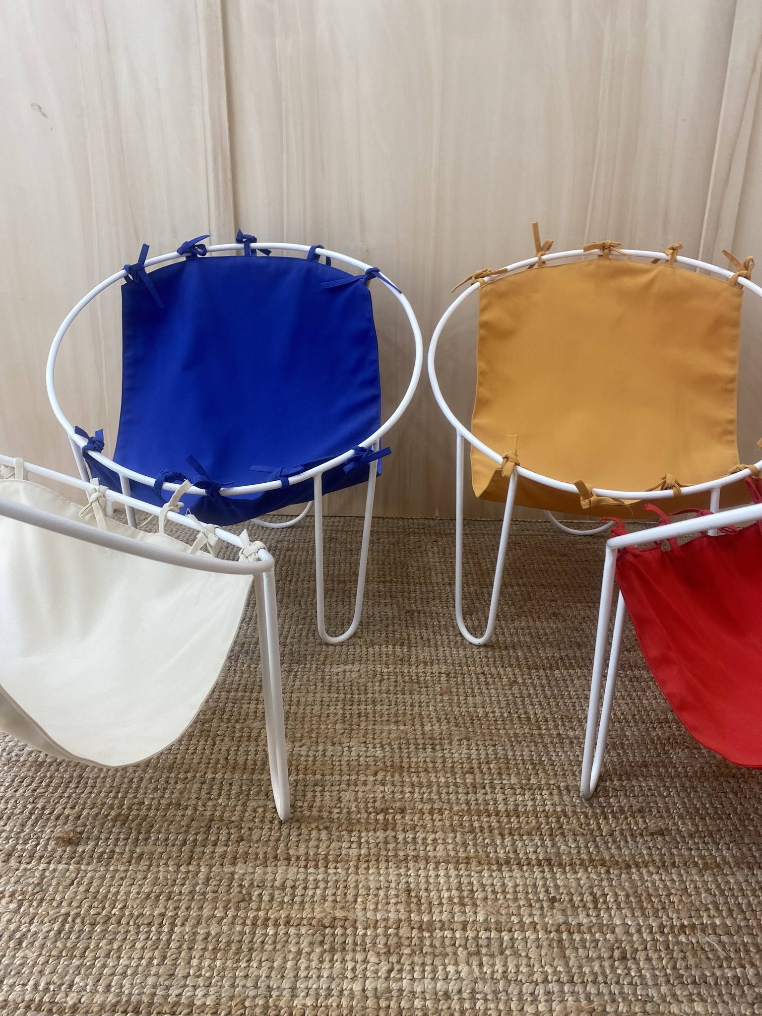 4 outdoor armchairs - 1950s - France
