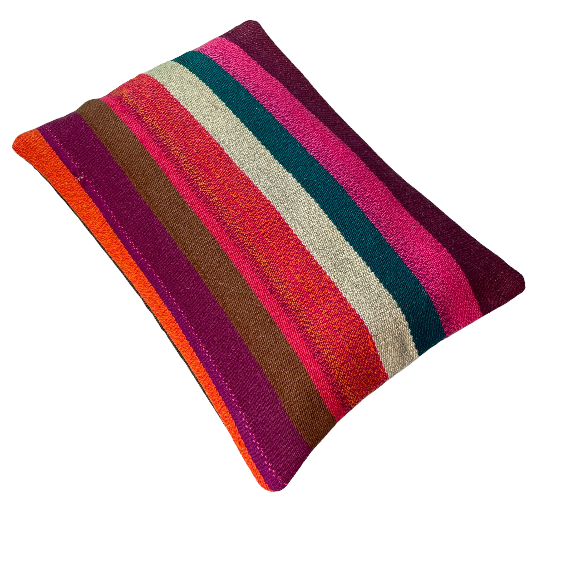 Housse de coussin vintage turque faite à la main, 30 x 50 cm