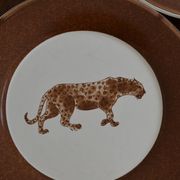 Set of 3 animal dessert plates Moulin des Loups