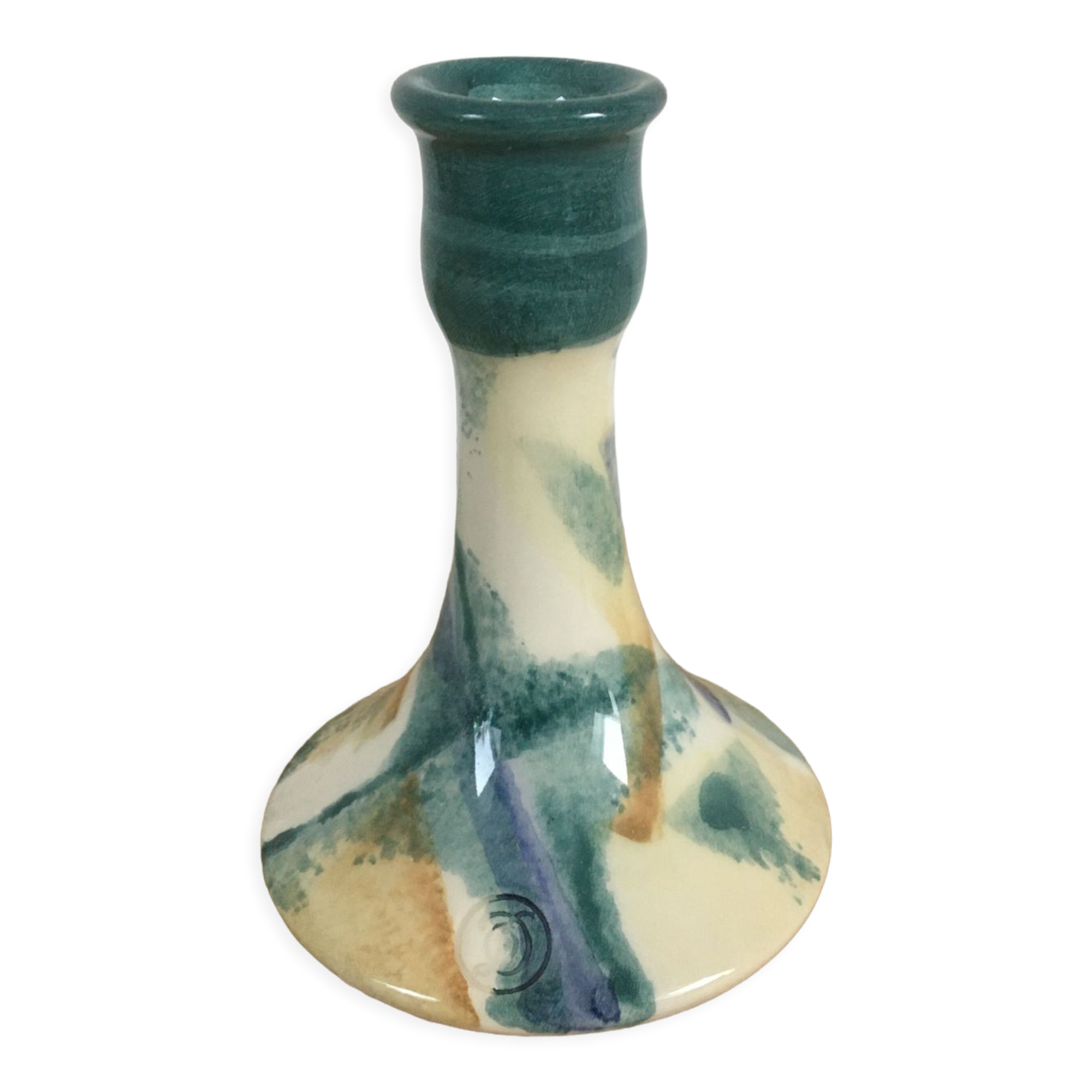 Handmade ceramic candle holder