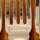 Christofle pearls 12 fish cutlery 24 pieces excellent condition