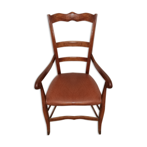 Fauteuil bois massif