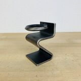 Bougeoir brutaliste fer forgé "Z"
