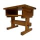 Vintage bedside table side table pinewood 70's design