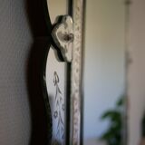Venetian mirror beveled 87x 65cm, 50 years