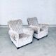 Set of Art Deco armchairs, Belgium, 1940s
