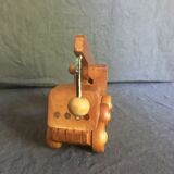 Toy wood truck vintage crane