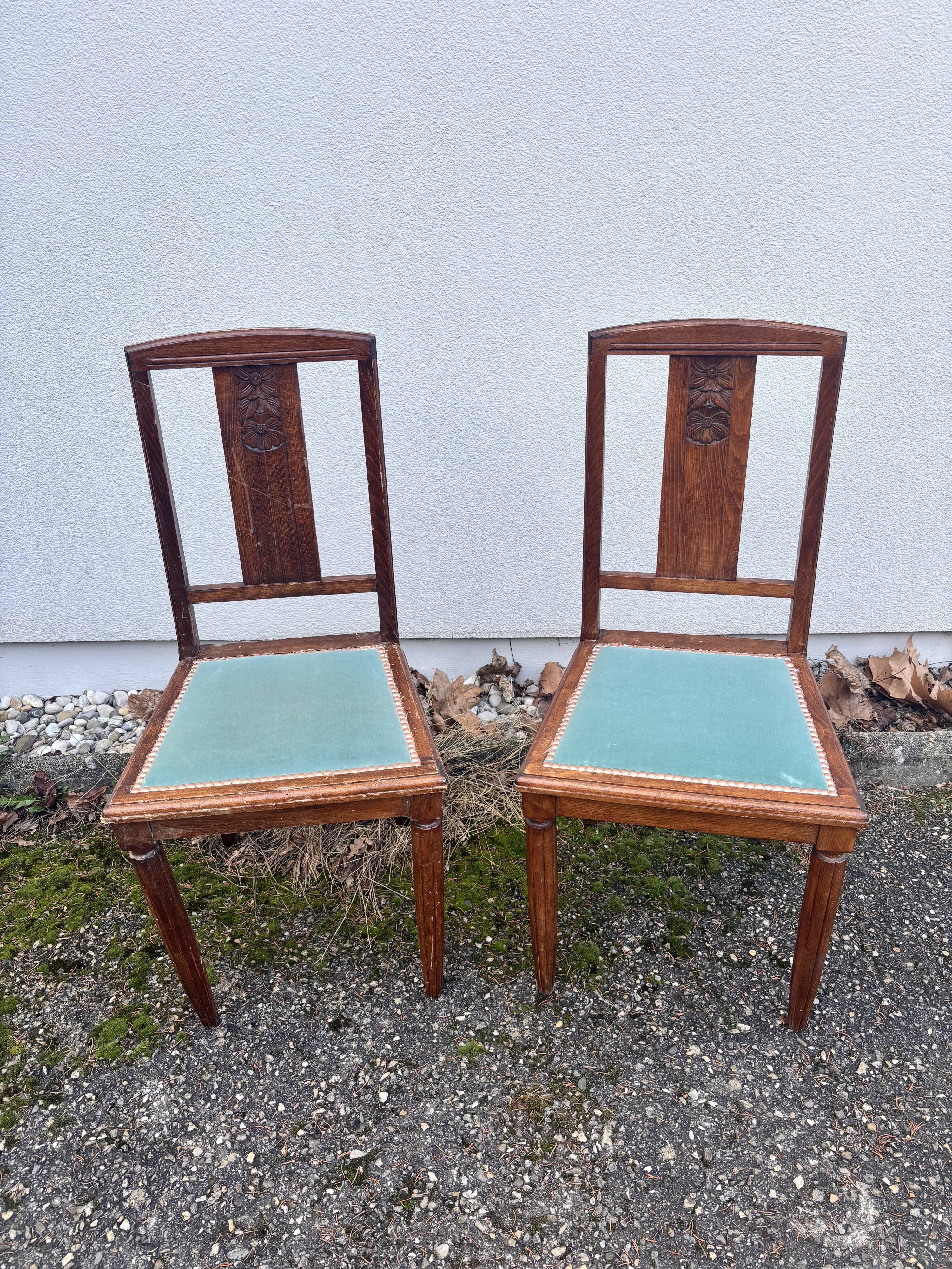 Pair of Art Deco chairs