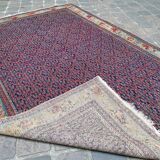 Ancien tapis d'orient fait main sena persan 2,07 x 1,35 m