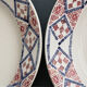 Lot de 12 assiettes en faience de Sarreguemines, modèle Brady