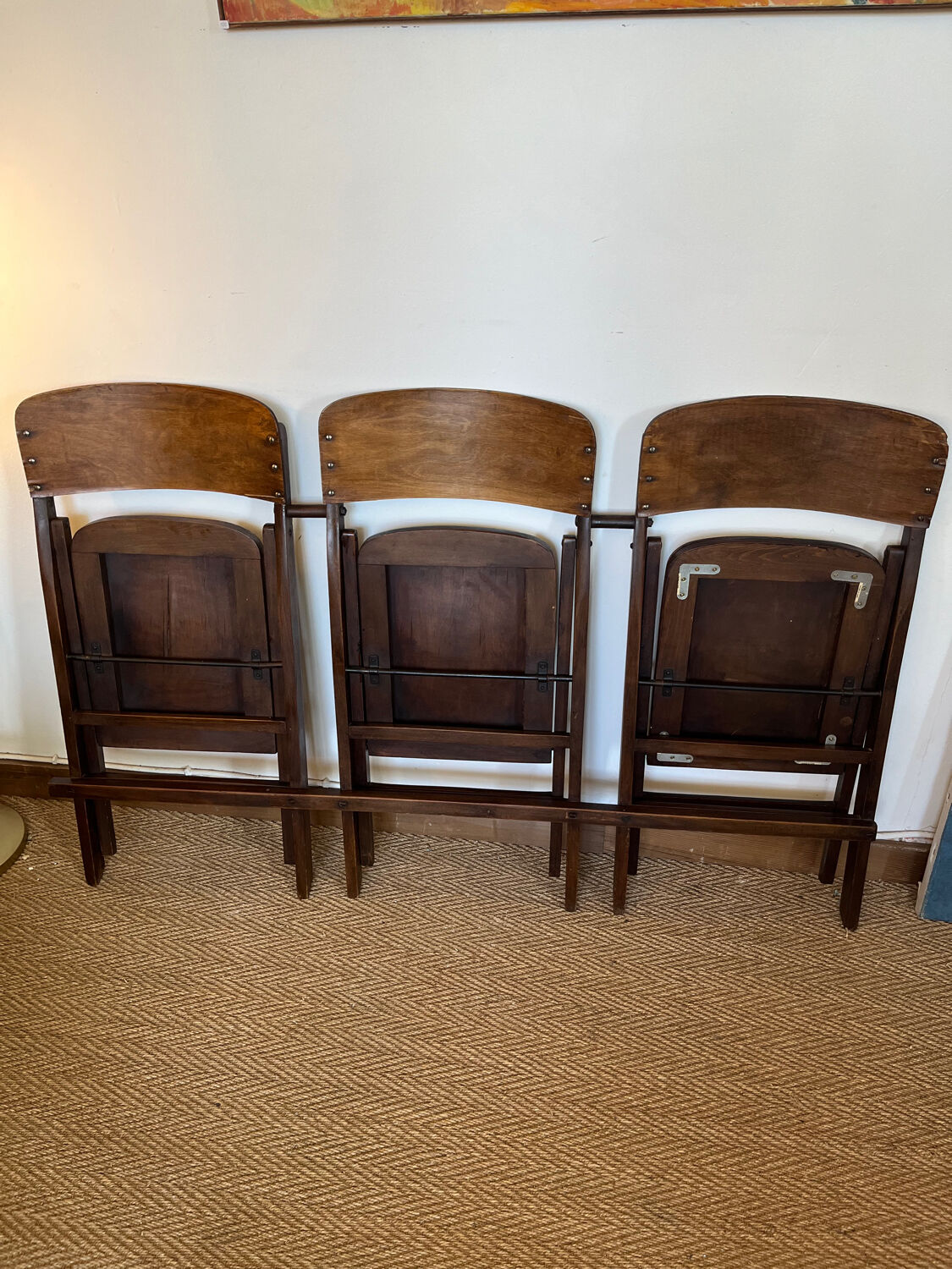 Old cinema bench circa 1940