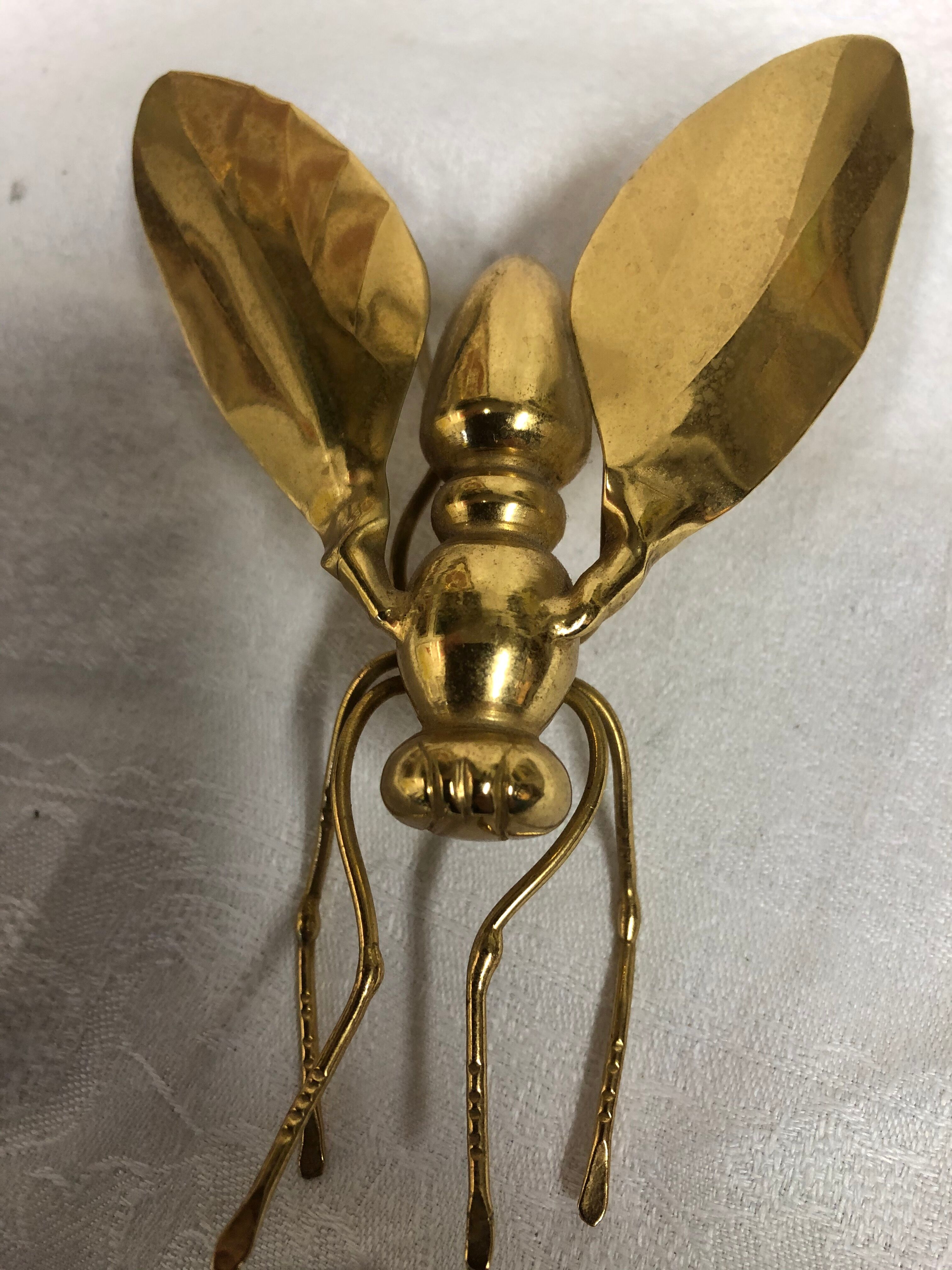 Golden brass fly 1970