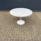 Original Knoll Tulip dining table in Carrara marble (120cm)