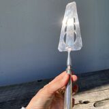 Silver metal art deco pie server