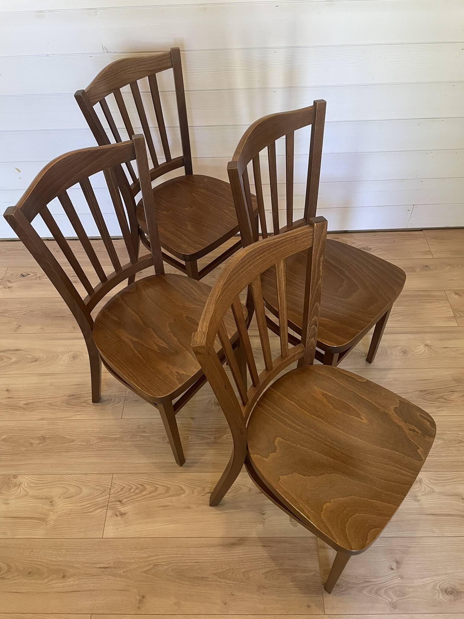 Set of 4 TON bistro chairs