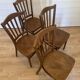 Set of 4 TON bistro chairs