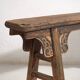 Antique Asian bench in navy blue tones (c.1870)