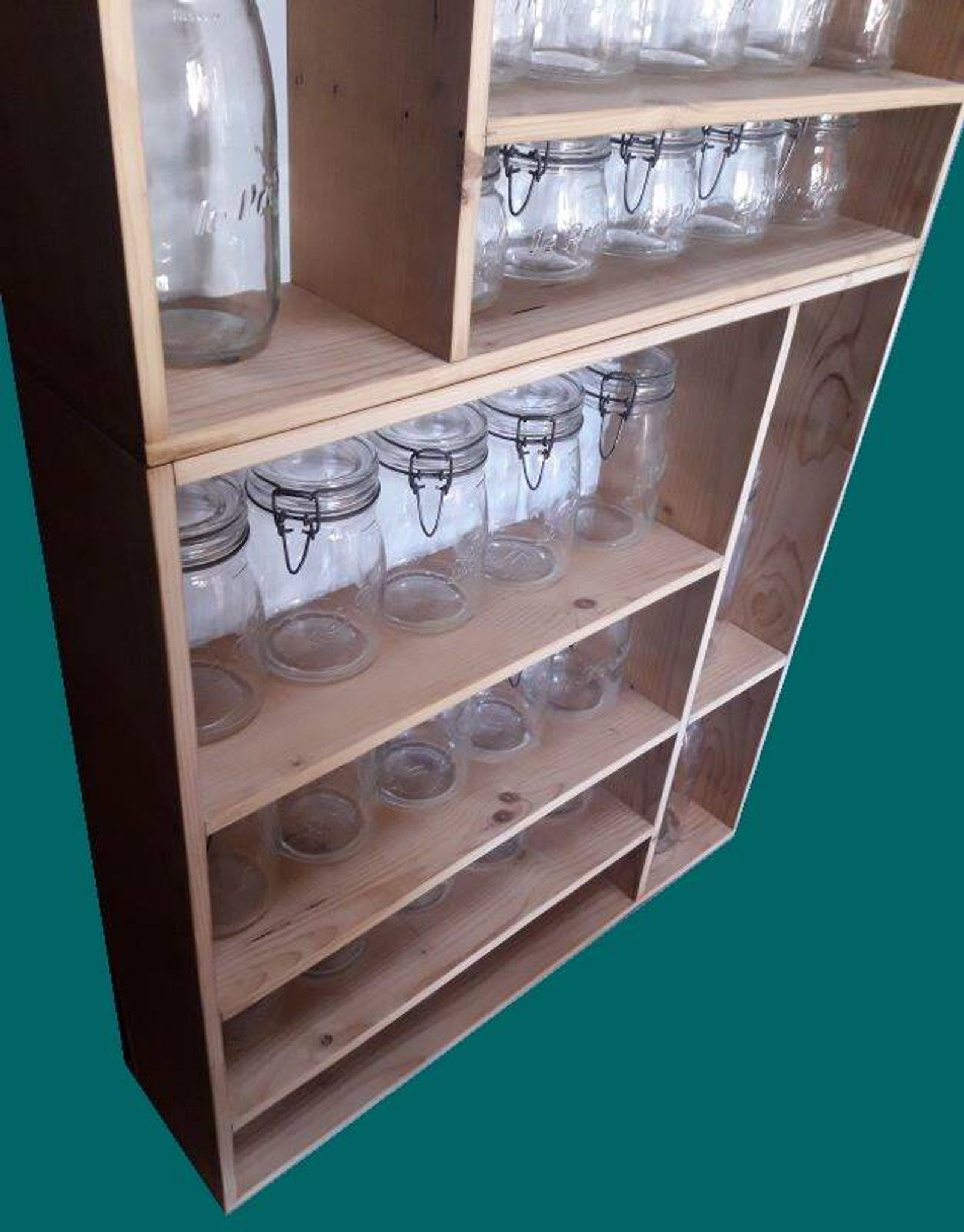 Spice shelves L1.6mxH79cm