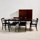 Ensemble de salle à manger Rungstedlund en acajou par Ole Wanscher pour Poul Jeppesen Møbelfabrik, années 1960, ensemble de 8.