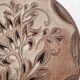 Ceramic trivet with floral motif by Fonck et Matéo (Vallauris)