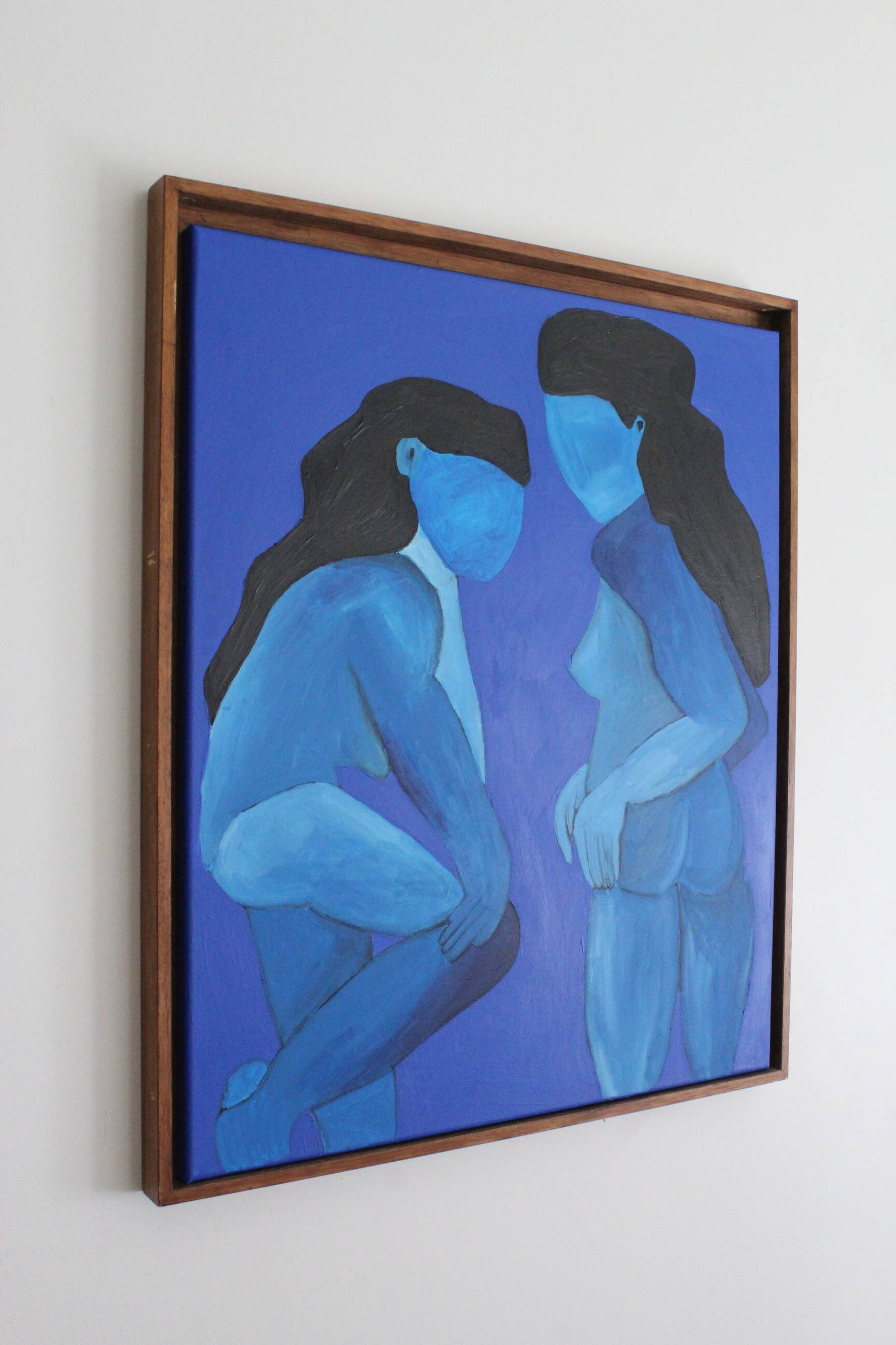 Femmes au bain de minuit ,toile unique par Bodasca