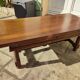 Solid walnut coffee table