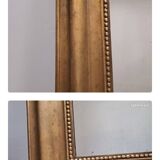 Large antique Louis Philippe gilded mirror