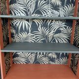 Wooden bookcase shelf