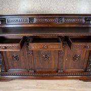 Renaissance Revival Sideboard in Oak