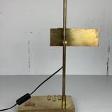 Brass Bauhaus Art Deco architectural Marcel Breuer style desk or table lamp