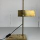 Brass Bauhaus Art Deco architectural Marcel Breuer style desk or table lamp