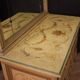 Dresser in lacquered wood with mirror Louis XVI