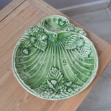 Ceramic dish in the shape of a scallop made in Portugal
