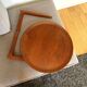 Table Plateau en Teck par Willumsen & Engholm pour Fritz Hansen, Danemark