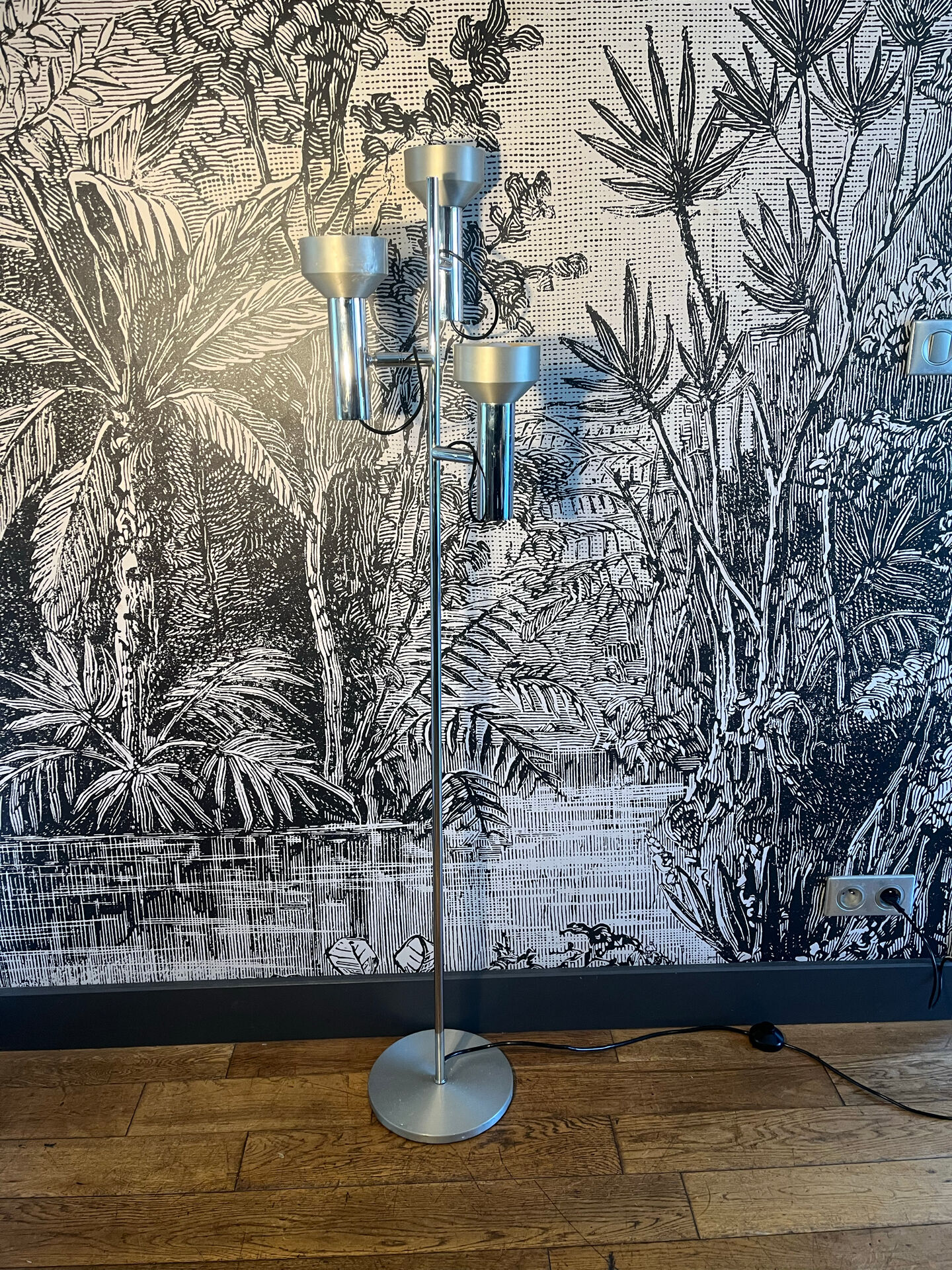 German floor lamp with 3 lights