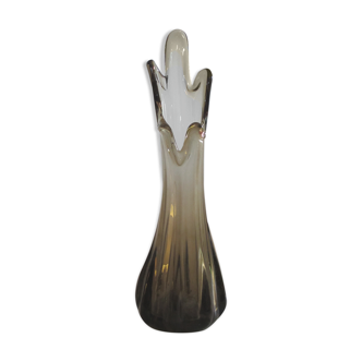 Soliflore en verre de Murano, années 70
