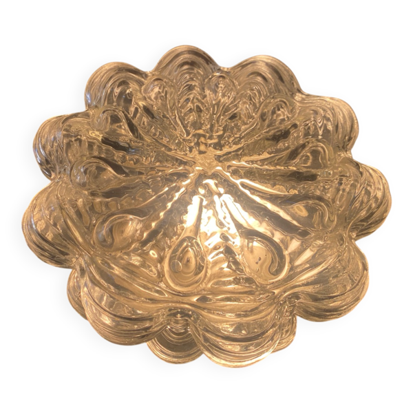 Applique plafonnier en verre par Helena Tynell vers 1960