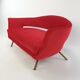 Mid Century Italian Sofa by Lenzi Nello 1954