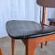 SET of 3 Vintage STOL Kamnik Dining Chair: 1970s Yugoslavian Mid-Century Mo