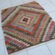 Vintage Turkish kilim, handwoven, 100x120 cm.