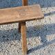 Farm table nineteenth century feet spindles 251cm and its 2 benches