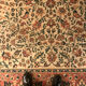 Pink and beige vintage carpet (198 x 286 cm)