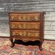 Commode en bois naturel d’époque Louis XV XVIIIème siècle