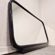 1920s Art Deco Black Mirror - Large Architectural Frame