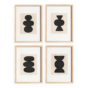 Collection de 4 peintures