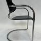Vintage dining chair effezeta made in Italy design chrome