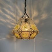 Suspension en verre brutaliste, années 1970