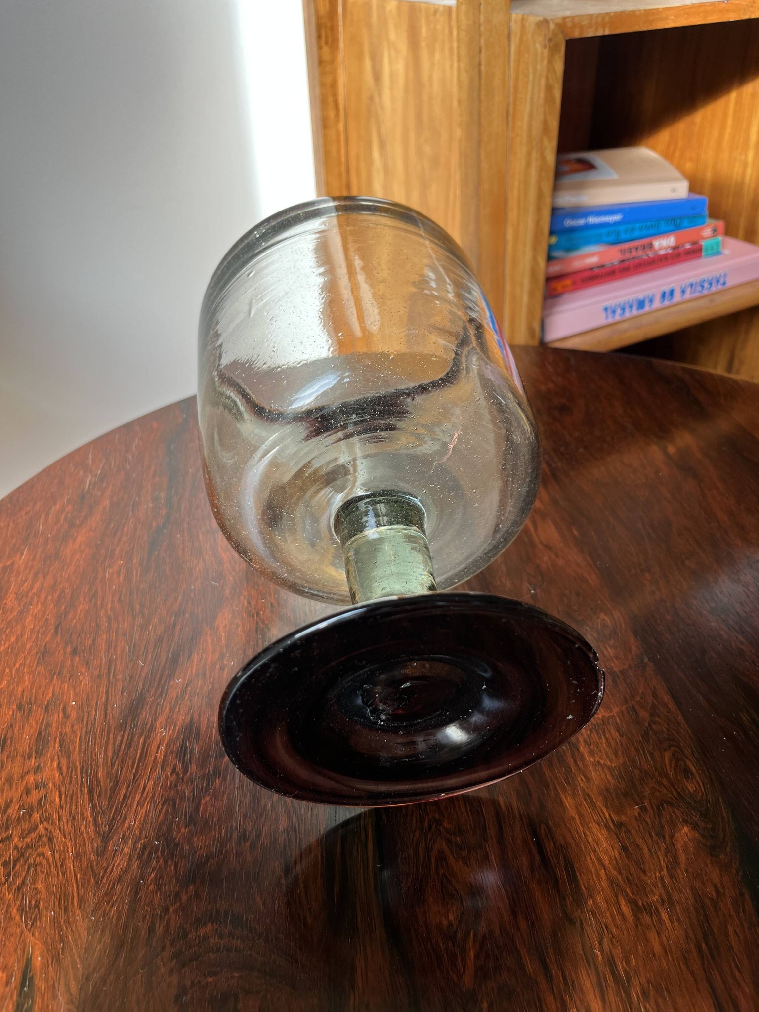 large blown glass bowl Gordes