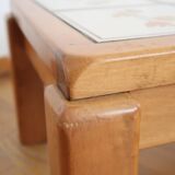 Brutalist coffee table ceramic top